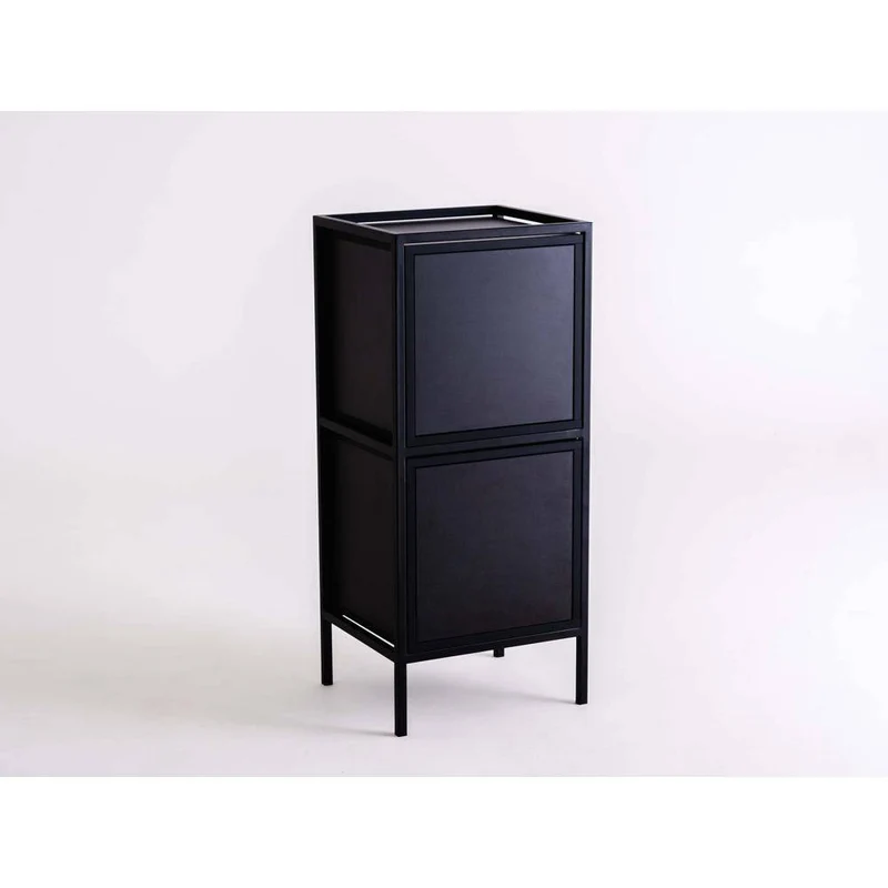 Rack SKAP Nero - 1 Ripiano 2 Ante