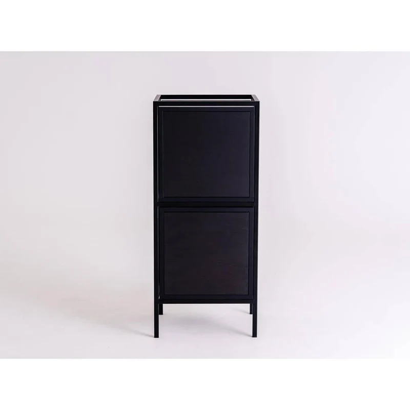 Rack SKAP Nero - 1 Ripiano 2 Ante