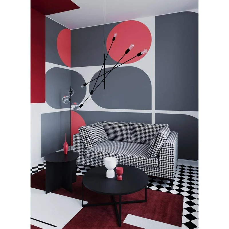 Tavolino da Caffè OLI METAL 50, nero