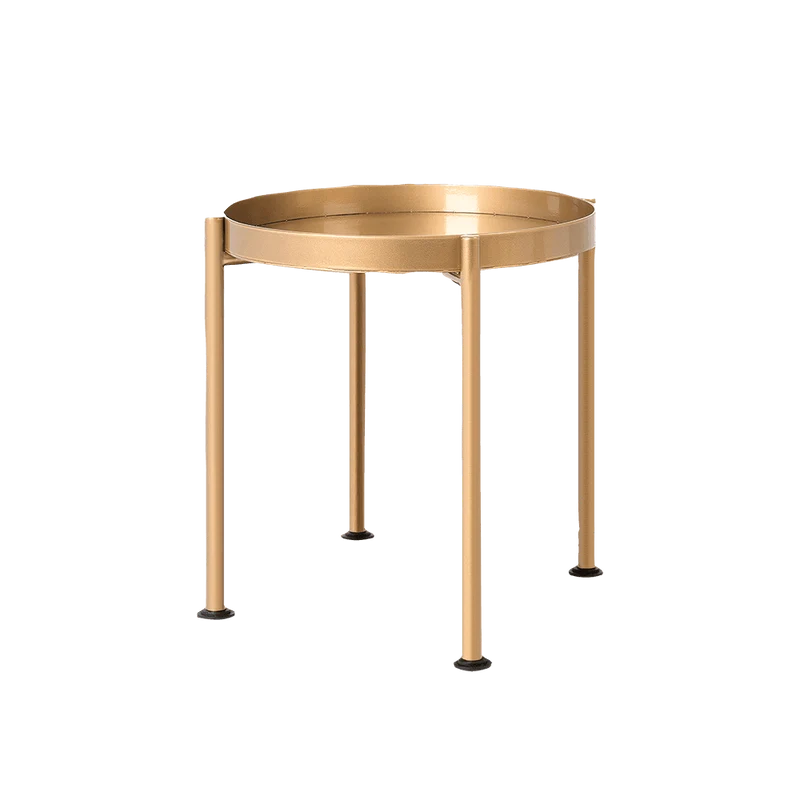 Tavolino da caffè HANNA METAL - oro