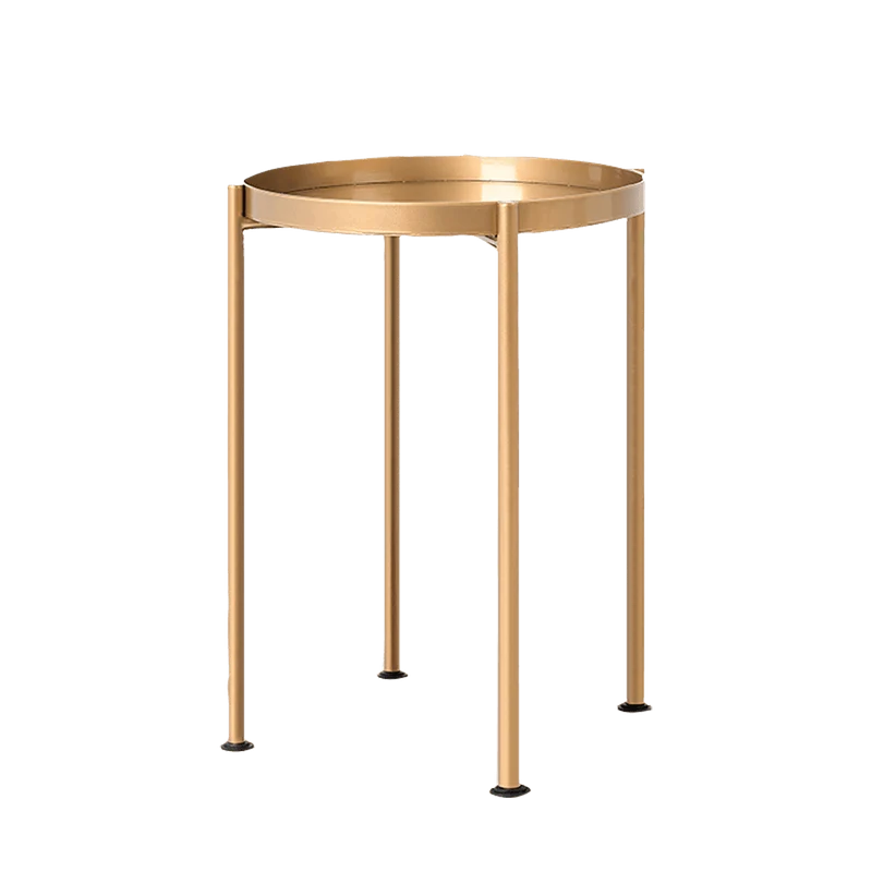 Tavolino laterale HANNA METAL - oro