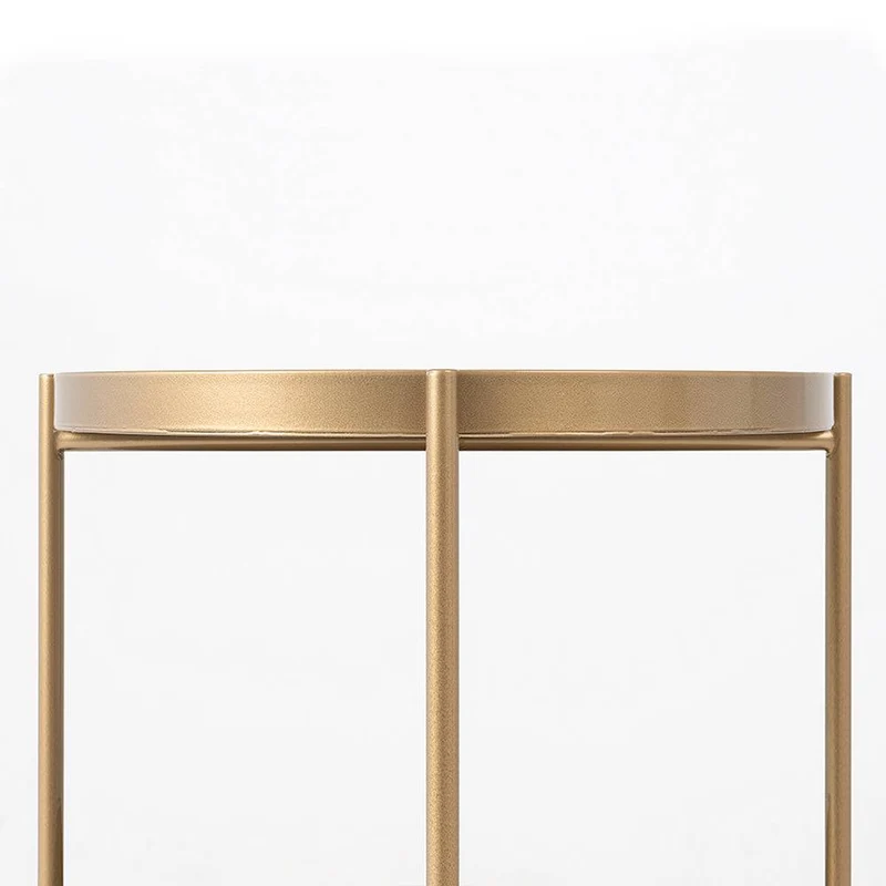 Tavolino laterale HANNA METAL - oro