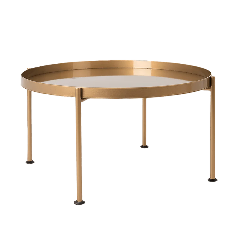 Tavolino da Caffè HANNA METAL 60 - Oro