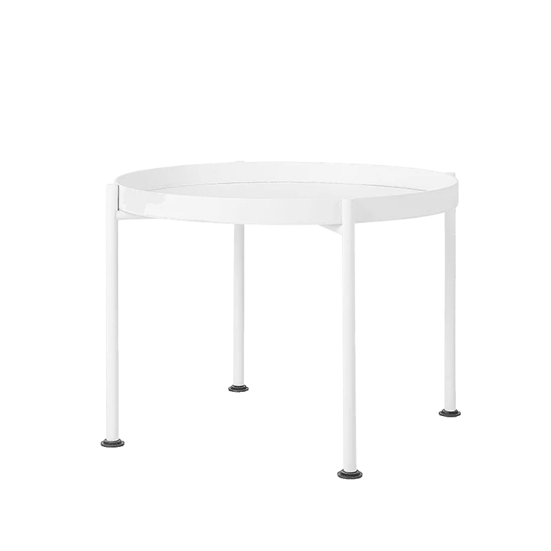 Tavolino da Caffè HANNA METAL 60 - Bianco