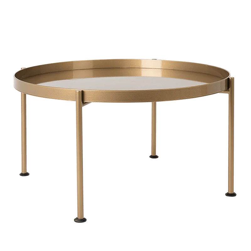 Tavolino da Caffè HANNA METAL 80 - Oro