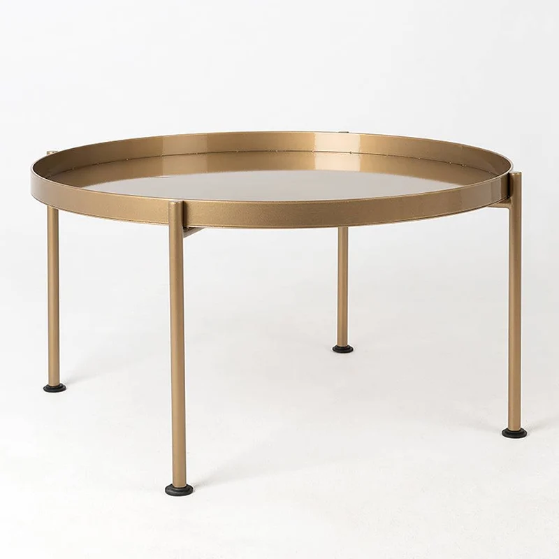 Tavolino da Caffè HANNA METAL 80 - Oro