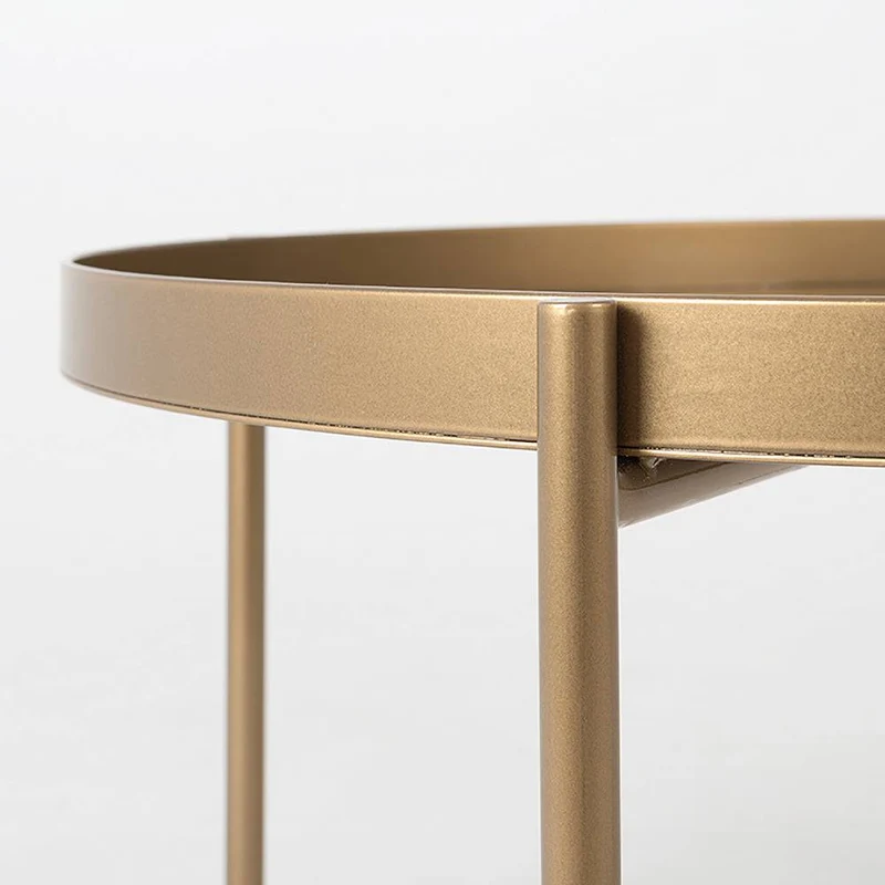 Tavolino da Caffè HANNA METAL 80 - Oro