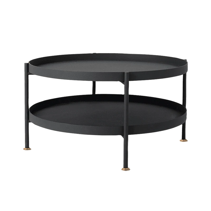 Tavolino da Caffè HANNA METAL 60 - Nero