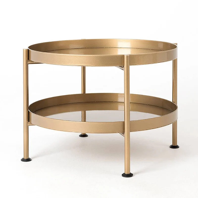 Tavolino da Caffè HANNA METAL 60 - Oro