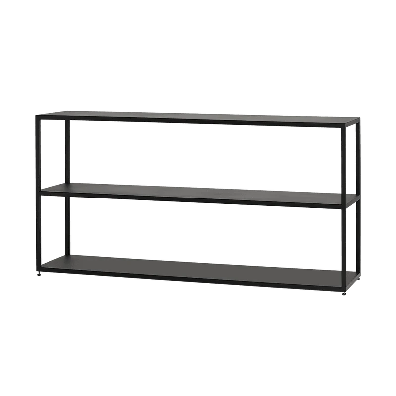 Libreria HYLLER METAL 150x75 - Nero