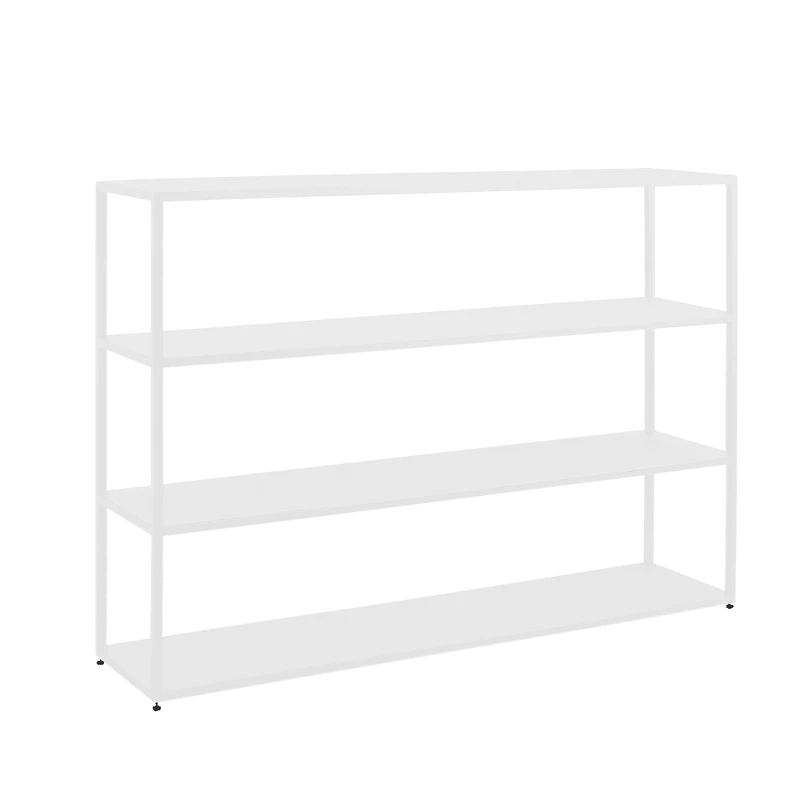 Libreria HYLLER METAL 150x110, bianco