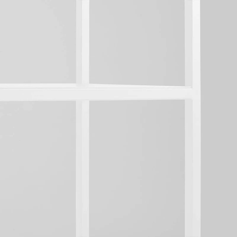 Libreria HYLLER METAL 150x110, bianco