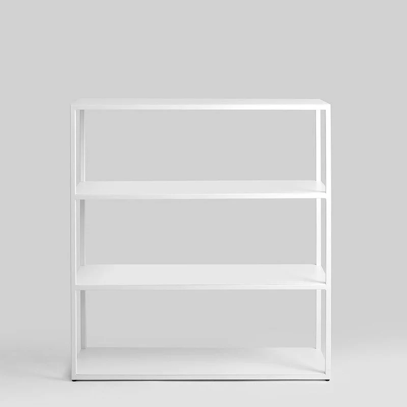 Libreria HYLLER METAL 100x110, bianco