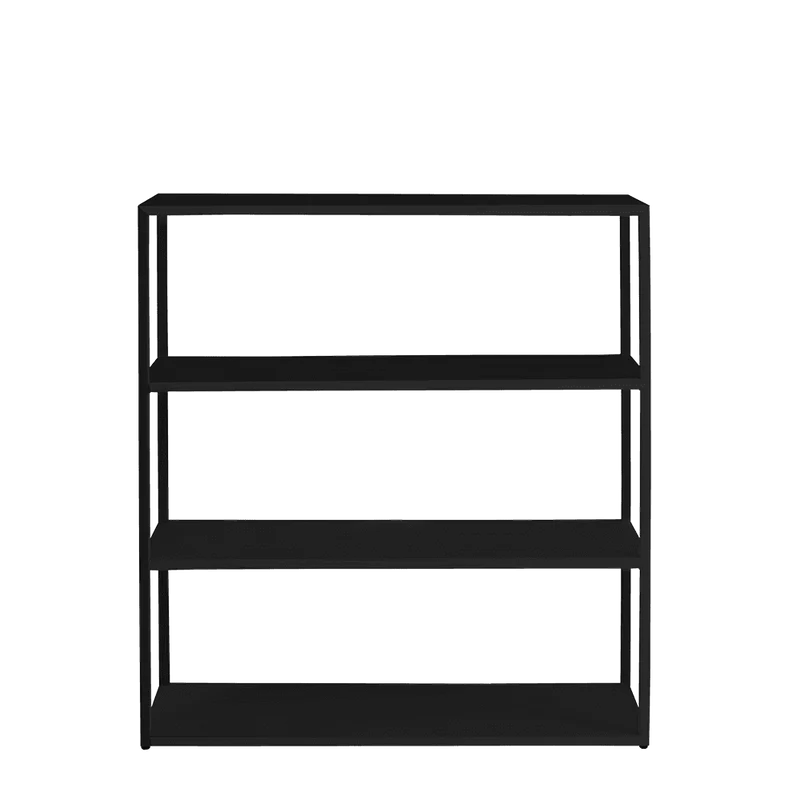 Libreria HYLLER METAL 100x110, nero