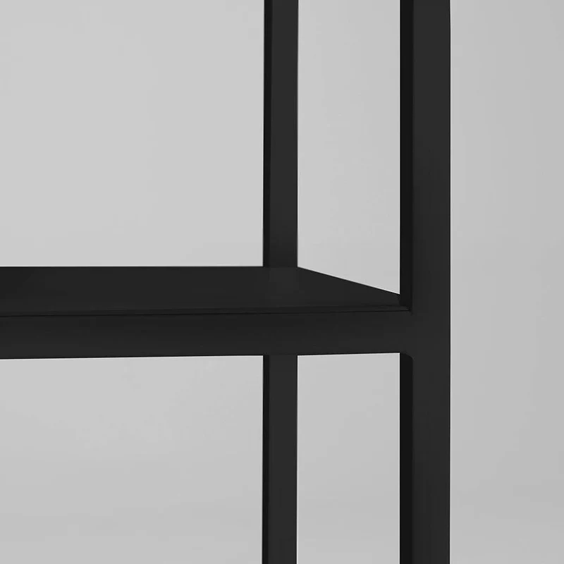 Libreria HYLLER METAL 100x110, nero