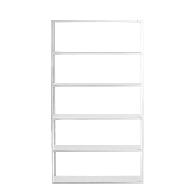 Libreria HYLLER METAL 100×180, bianco