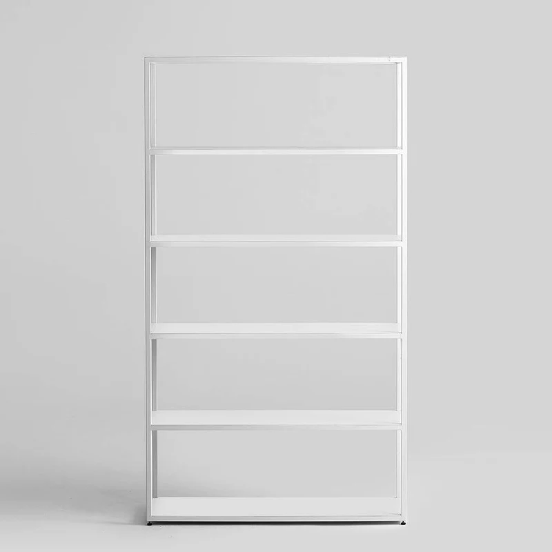 Libreria HYLLER METAL 100×180, bianco