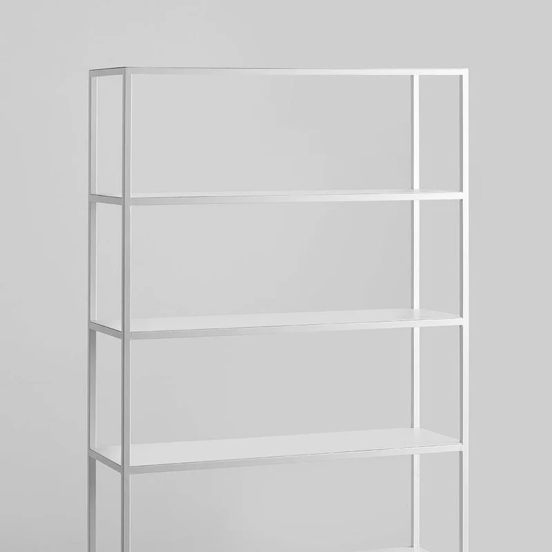 Libreria HYLLER METAL 100×180, bianco