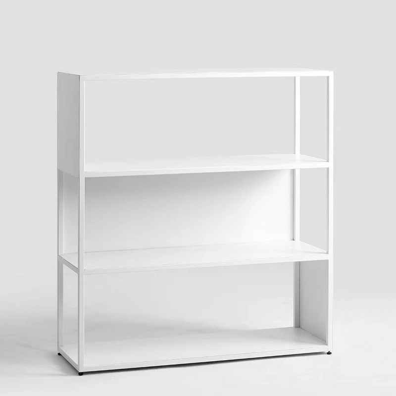 Libreria HYLLER SIDE METAL 100x110, bianco