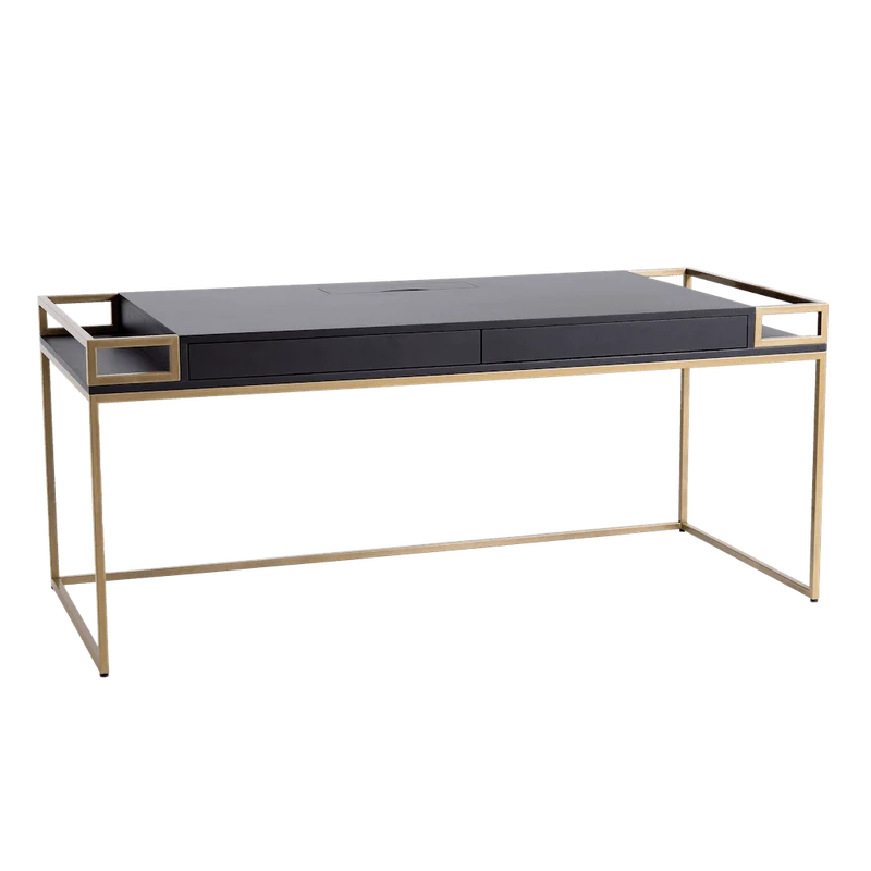 Scrivania K16 Nero 140 - Oro