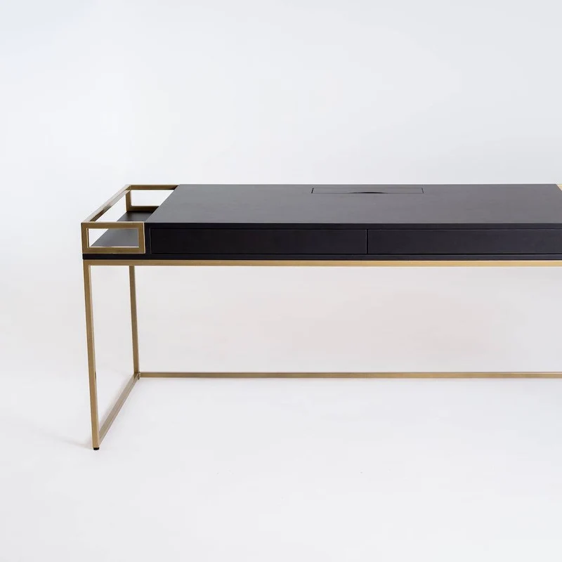Scrivania K16 Nero 140 - Oro