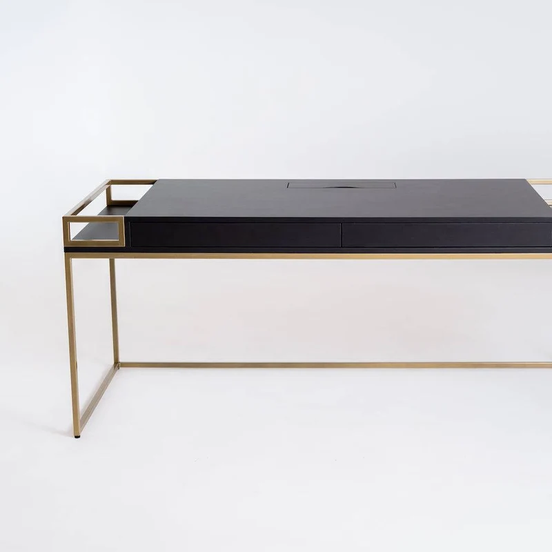 Scrivania K16 Nero 180 - Oro
