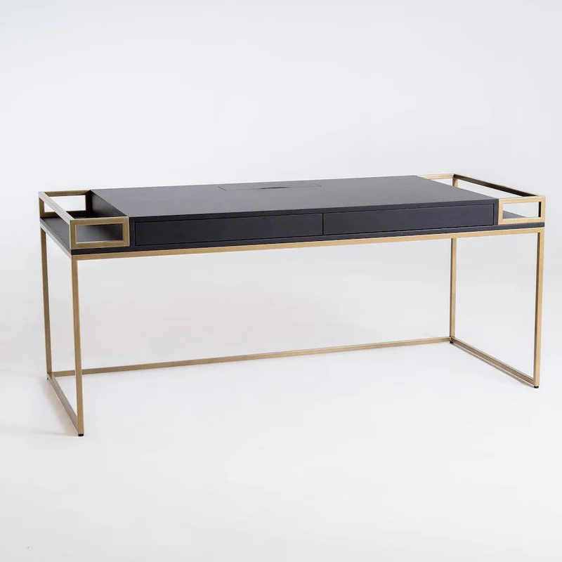 Scrivania K16 Nero 180 - Oro