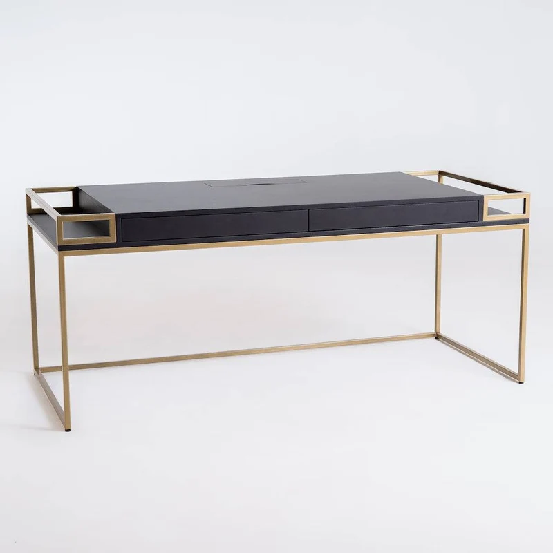 Scrivania K16 Nero 160 - Oro
