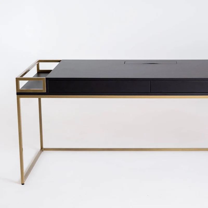 Scrivania K16 Nero 200 - Oro