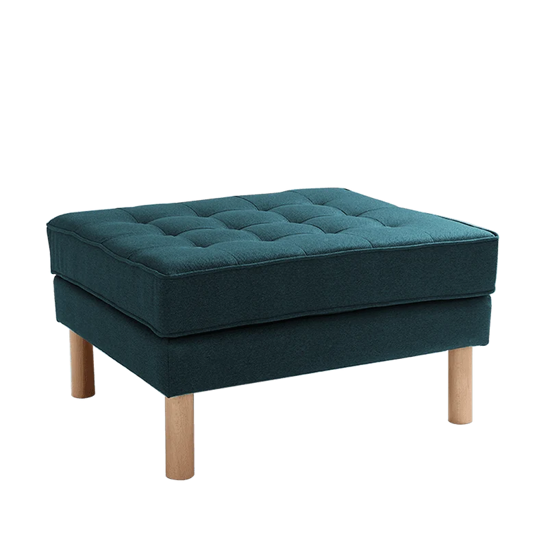 Pouf TOPIC WOOD 75, Deep Sea, Naturale