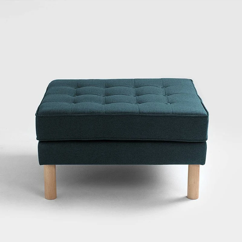 Pouf TOPIC WOOD 75, Deep Sea, Naturale