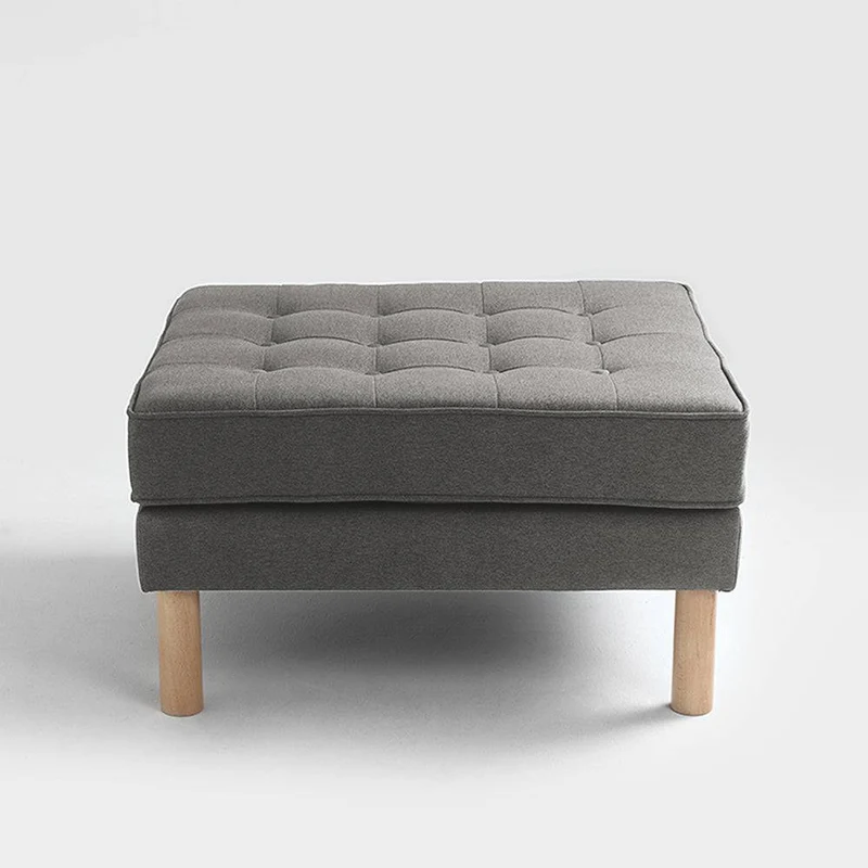 Pouf TOPIC WOOD 75, Acciaio, Naturale