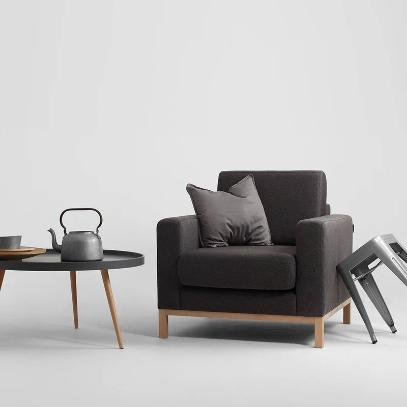 Poltrona SCANDIC Grigio Carbonio