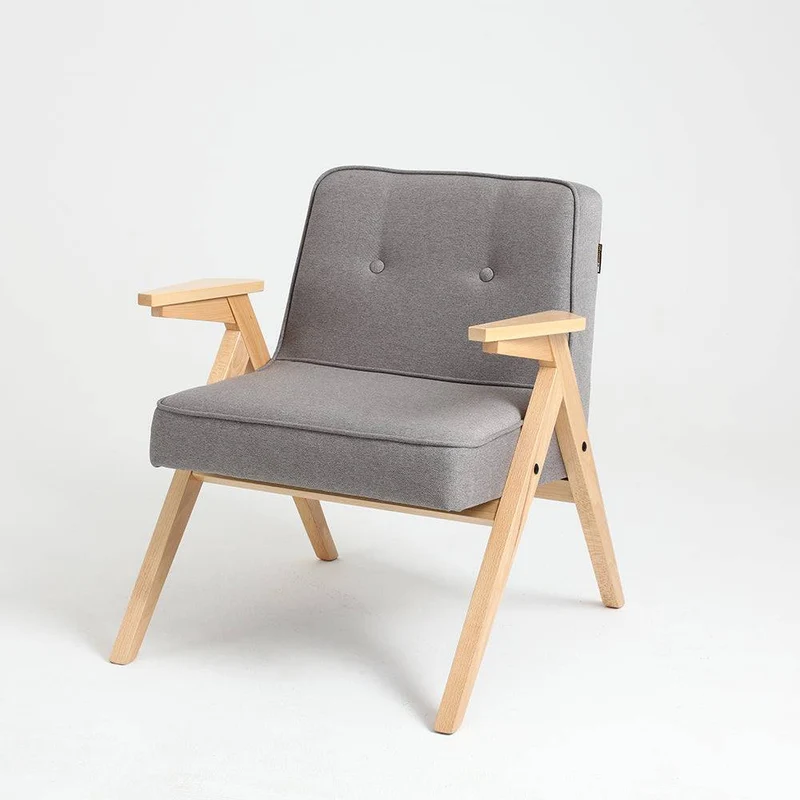 Poltrona VINC Steel, Naturale