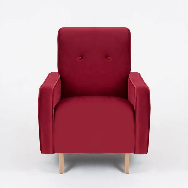 Poltrona PANDA - Cranberry, naturale