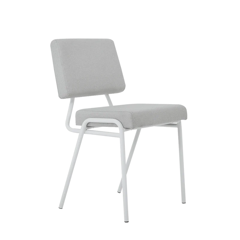Sedia SIMPLE - platino, bianco