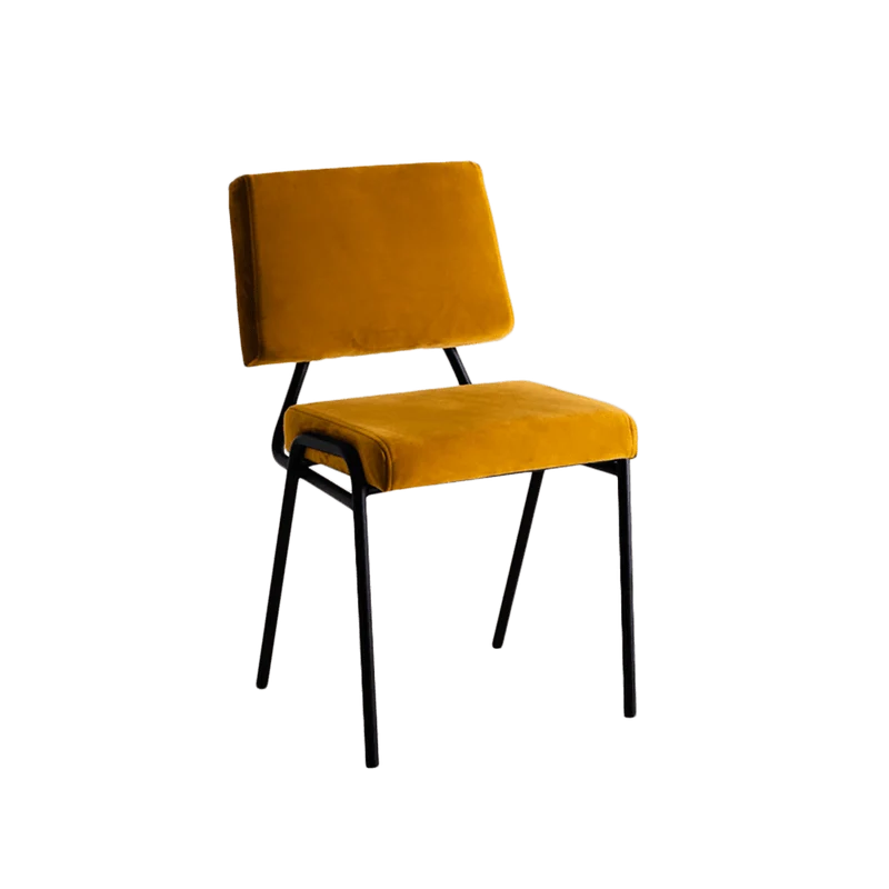 Sedia SIMPLE - passion fruit, nero