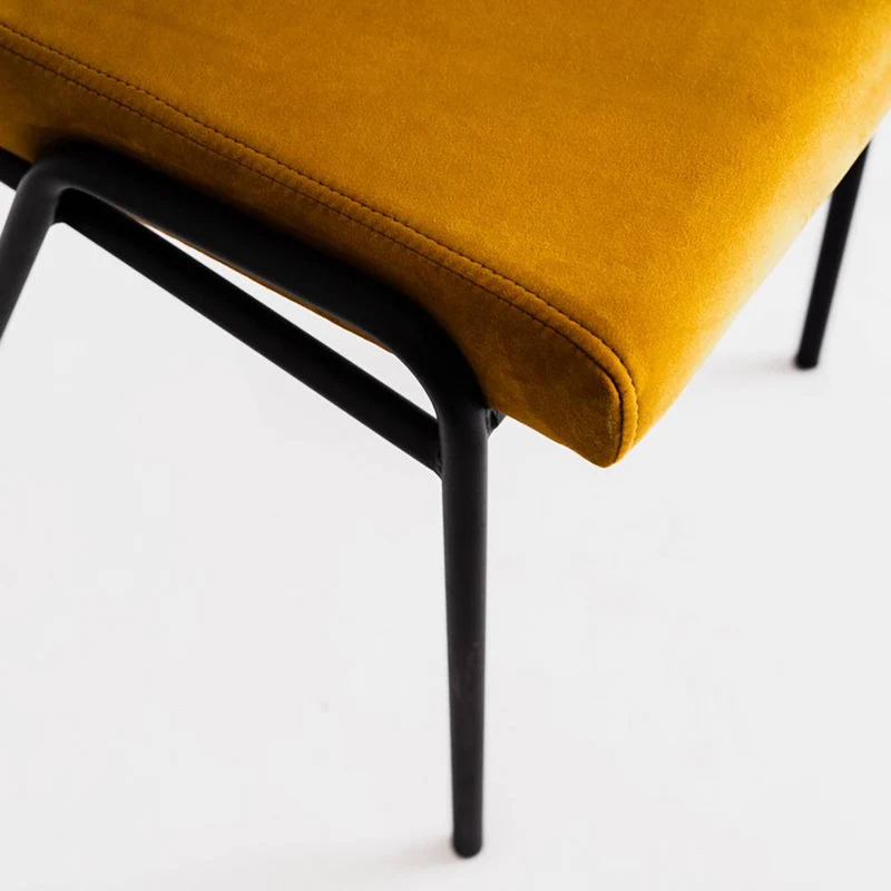 Sedia SIMPLE - passion fruit, nero