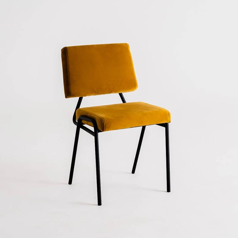 Sedia SIMPLE - passion fruit, nero