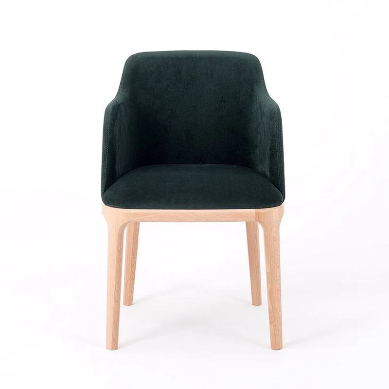 Sedia LULU con Braccioli - Verde Bottiglia