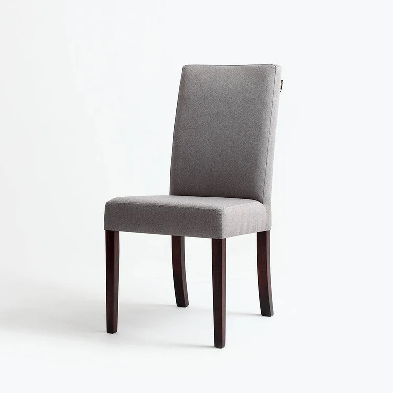 Sedia Wilton 98 Steel, Noce