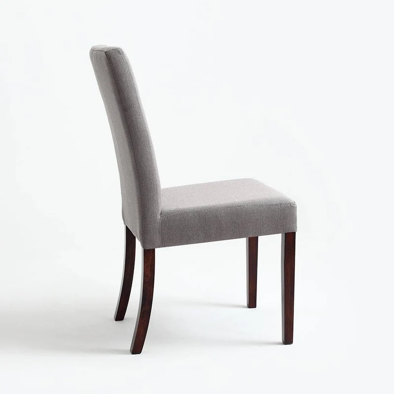 Sedia Wilton 98 Steel, Noce
