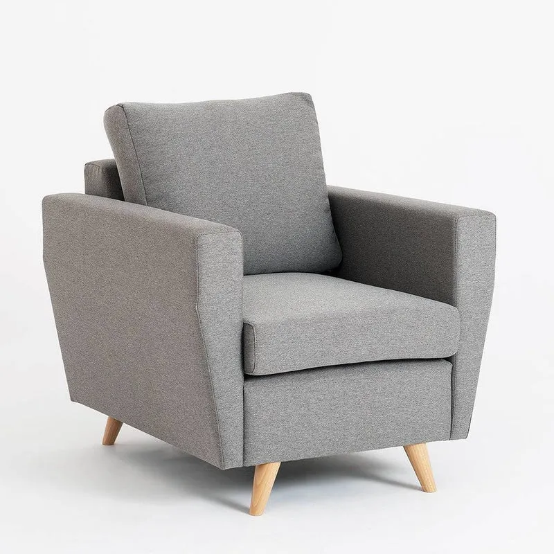 Poltrona LOVER Steel, Naturale