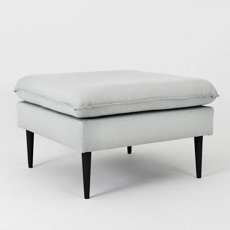 Pouf POSH Nero - Platino