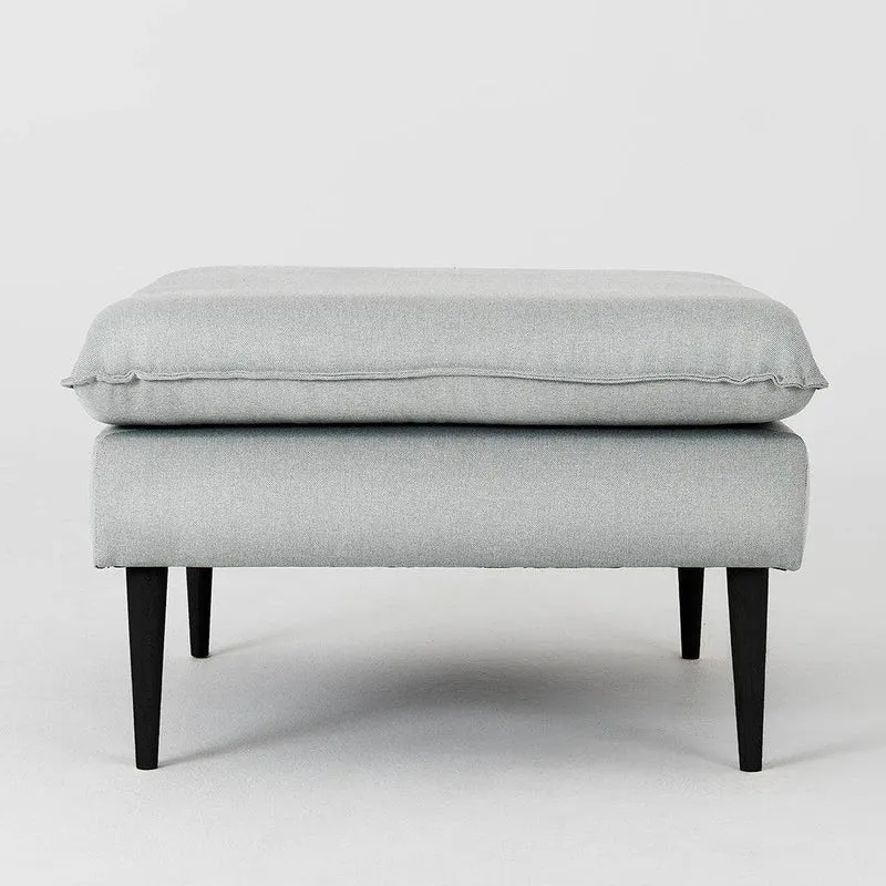 Pouf POSH Nero - Platino
