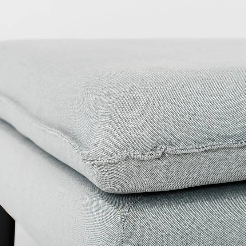 Pouf POSH Nero - Platino