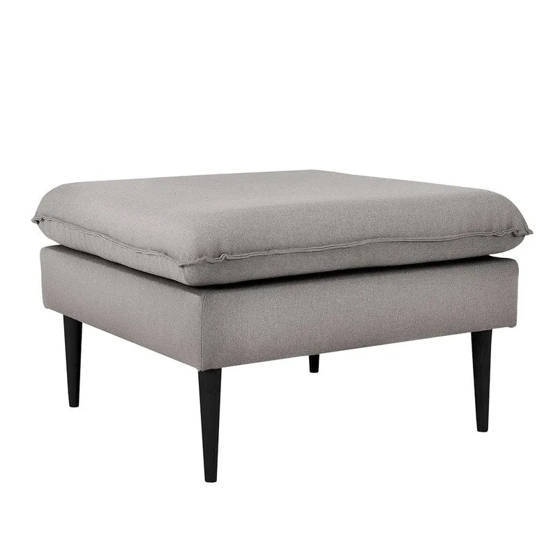 Pouf POSH Nero - Acciaio