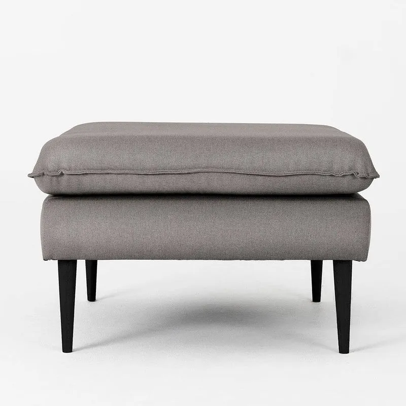 Pouf POSH Nero - Acciaio