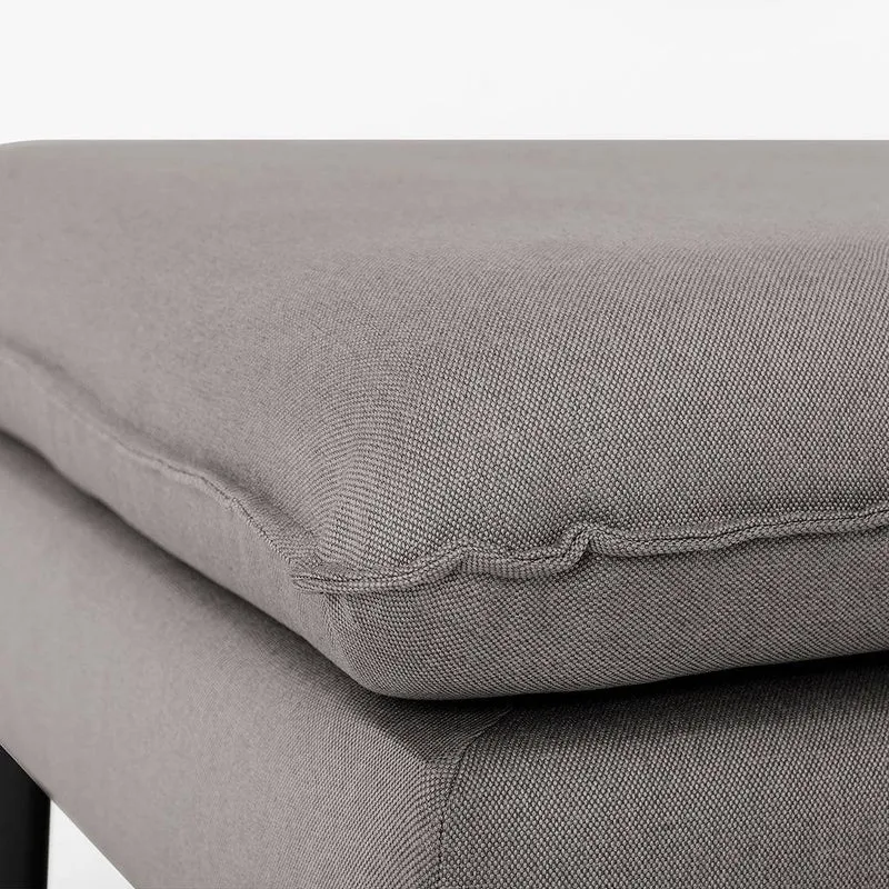 Pouf POSH Nero - Acciaio