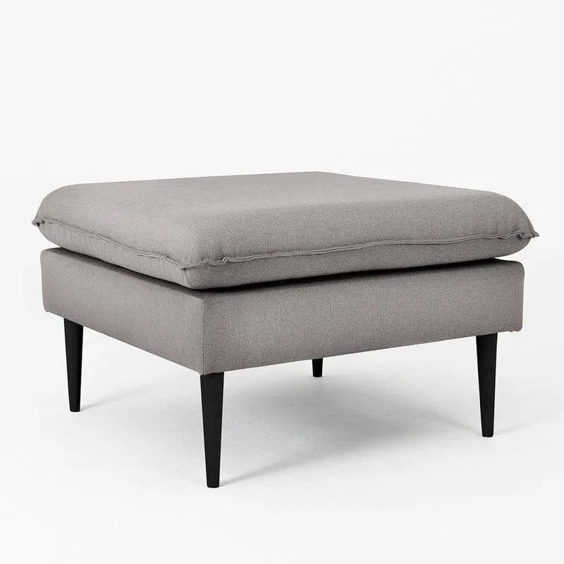 Pouf POSH Nero - Acciaio